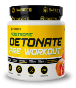 Raisey’s Detonate Nootropic Pre-Workout