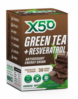 X50 Green Tea + Resveratrol Peach 30 Serves