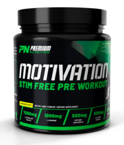 Premium Nutrition Motivation V3 Pre-workout Stim Free