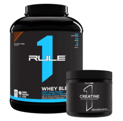 Rule 1 Whey Protein 5lb with Rule 1 Creatine 30 serves
