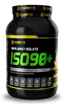 Raisey’s ISO90+ Clean Lean Whey Isolate 1kg